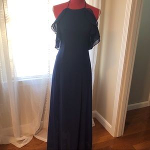 Royal blue maxi dress